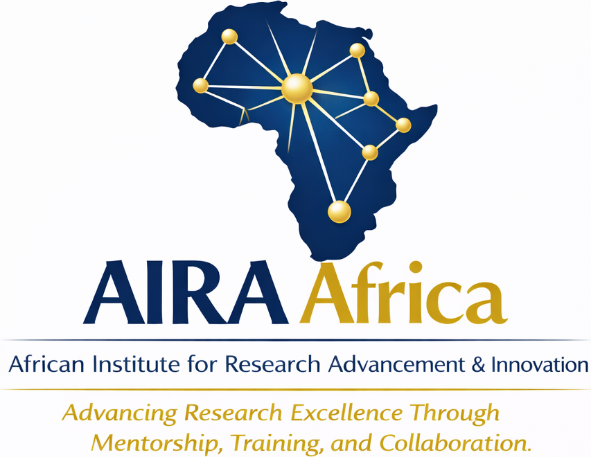 AIRA Africa official emblem — the African continent rendered as a connected research network